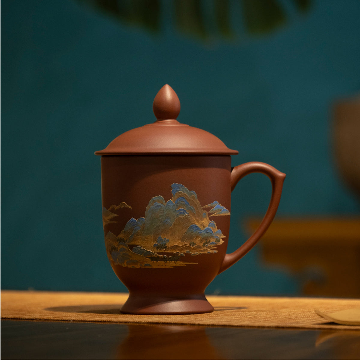 「将军」杯 全手工泥绘限量版 600ml